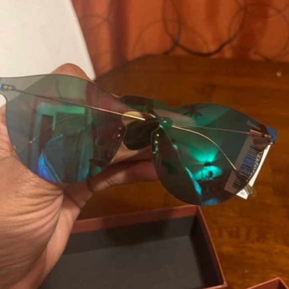 Beautiful Illesteva Leonard Mask Sunglasses - Teal